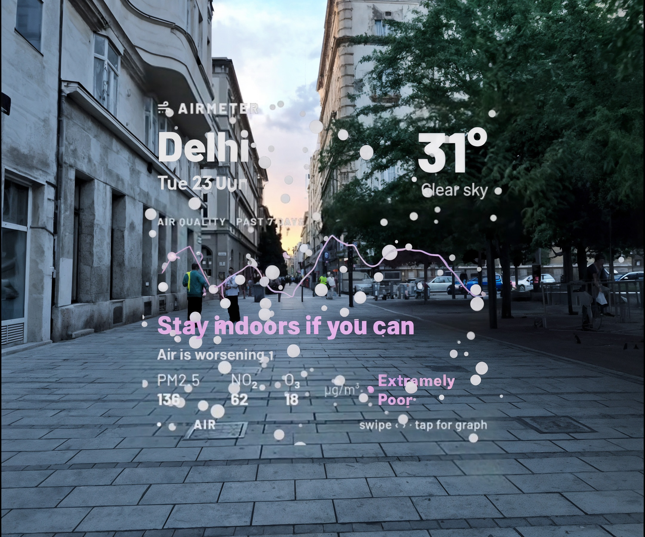 Airmeter air quality visualisation