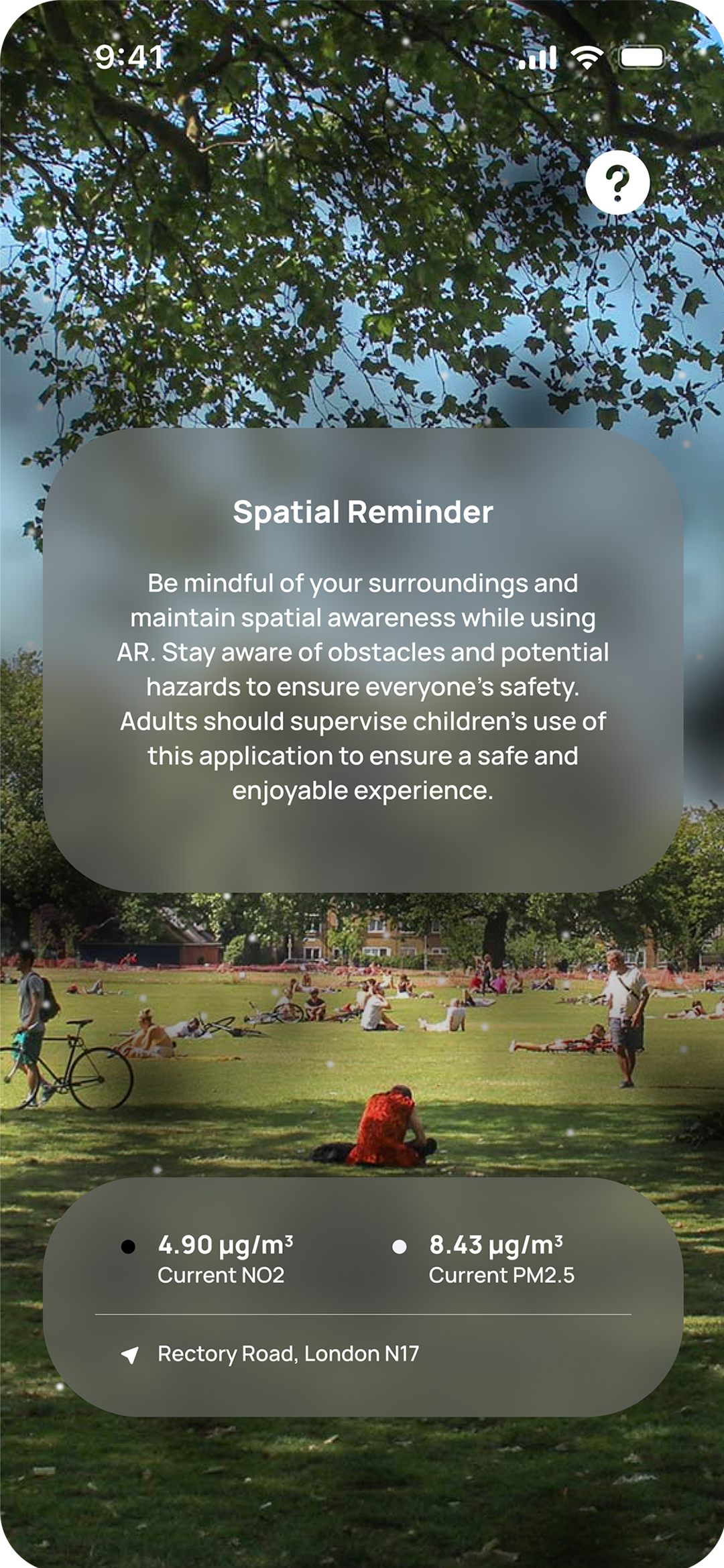 Airmeter air quality visualisation